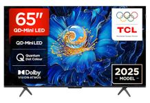 TCL 65C6KS-UK QD-Mini LED TV, 4K HDR Premium, Powered by Google TV (Dolby Vision & Atmos, Onkyo 2.1 Sound System, Hands-Free Voice Control, Apple AirPlay 2 & Alexa,2025 Model)