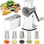 Rotary Cheese Grater Shredder 5-in-