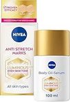 NIVEA Luminous 630 Body Oil Serum Anti Stretch Marks (100ml), Skincare Serum with Luminous 630 Visibly Reduces Stretch Marks in 2 weeks, Starts Working From Day 1