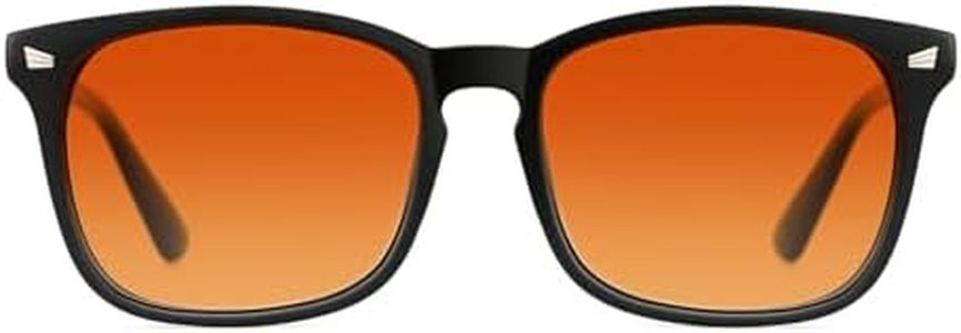 TIJN Sleep Glasses for 99.9% Blue Green Light Blocking Dual AR Coatings Red Lens for Computer Gaming Reduce Eyestrain
