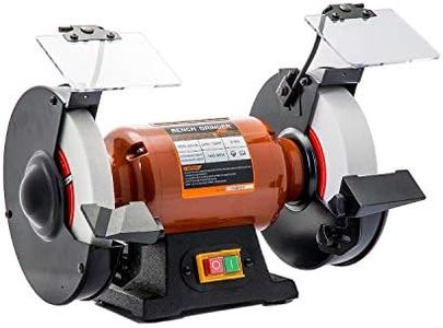 Sherwood Slow Speed Bench Grinder, 375W, 8 inch length, Black