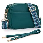 KALIDI Crossbody Bag Women Shoulder Bag with Adjustable Wide Strap and Narrow Strap Multiple Pockets Stylish Handbags