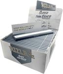 Rizla PACKS OF 10 SILVER SLIM KINGSIZE PAPER