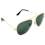 JUST-STYLE UV Protected men and women Aviator sunglasses (Green)