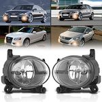 TangMiGe Fog Lights Compatible with Audi A4 A5 A6 Q3 S5 S6 Allroad (Quattro Avant Wagon Cabriolet Convertible Sport Sedan Premium Plus Prestige Sport Utility Coupe), Volkswagen VW CC, 2008-2018, Clear