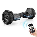 iHoverboard H8 All Terrain Hoverboards, 8.5" Off-road Hoverboard with Bluetooth Speaker, Dual Motor, LED lights, Self Balancing Hoverboards with Go-Kart Bundle, Gift for Kids and Adults