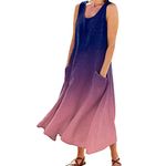 Skang Amazon Warehouse UK Womens Summer Dress Short Sleeve Knee Length Dress Casual Empire Dress A Line Swing Dresses with Pockets Spring