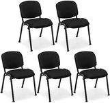 COSTWAY Guest Reception Chairs Set 