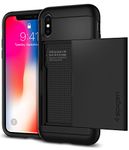 Spigen Slim Armor CS Back Cover Case Compatible with iPhone Xs/X (TPU + Poly Carbonate | Black)