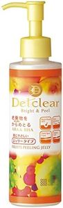 Meishoku Del Clear Bright and Peel Facial Peeling Gel, Mix Fruit, 180 mL