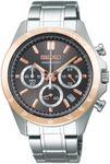 SEIKO SBTR026 Spirit Quartz Chronograph mens Watch Shipped from Japan, Black -, Chronograph