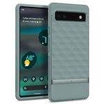 CASEOLOGY by Spigen Parallax Back Cover Compatible for Google Pixel 6a (TPU and PC | Sage Green)