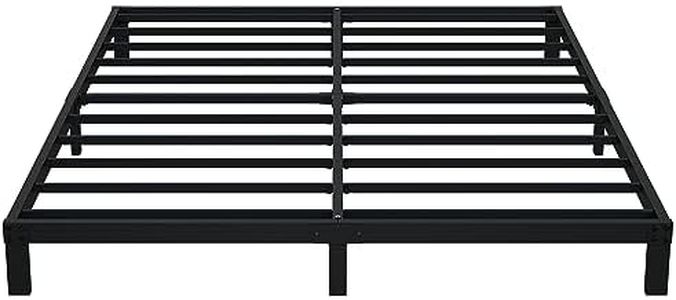 Upcanso 7 Inch Full Bed Frame No Box Spring Need, Low Profile Metal Platform Full Size Bed Frame, Heavy Duty Support Bedframes Full, Easy Assembly