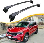 EZREXPM Cross Bars Fit for 2021-2025 Kia Sorento & Sorento Hybrid & Sorento Plug-in Hybrid Luggage Roof Rack Lockable Crossbars Carrier Cargo Bar (with Flush Side Rails)