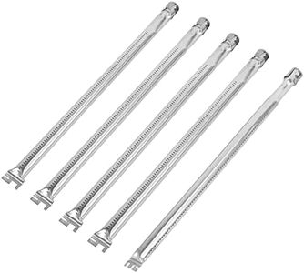 67555 Grill Burner Tube Kit for Weber Summit 440 Summit 450 Grills, Stainless Steel, 5 Pack