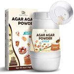 Agar Agar Powder 4oz - Vegan Gelatin Substitute, 100% Pure Agar Thickening Agent for Cooking and Baking, Petri Dishes - Planted-Based Gelatin Stabilizer for Jelly, Candy, Desserts, Vegan Cheese