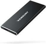 Vansuny 1TB Portable External SSD, USB 3.1 Gen2 540MB/s High-Speed Data Transfer, Metal USB C Mini Portable External Solid State Drive for PC, Laptop, Phones and More