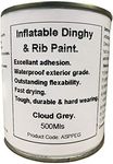 1 x 500ml Cloud Grey Inflatable Din