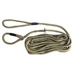 Dog & Field Training Lead For Dogs - 6 Metre Long Line Dog Lead, Super Soft Braided Nylon Rope. Extra Long Slip Lead For Dogs, For Recall & Gundog Training, Suitable for all Breeds (6m)