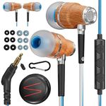 Symphonized Wired Ear buds with Microphone — 90% Noise Cancelling In Ear Headphones Wired, Ear Buds Wired, Earbuds for Computer, Android & PC — Corded Earbuds, Plug In Earphones with Mic (3.5mm Jack)