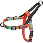 Leashboss No Pull Dog Harness, Easy Walk for Small, Medium, and Large Pets, Reflective with Rear and Front Clip Attachment (Blanket Pattern, Large)