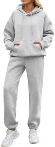 HEEKPEK Womens 2 Piece Sweatsuit Lounge Sets Outfits Track Suits Hoodies Sweatshirt Sweatpants Joggers Matching Set 2024 Fall