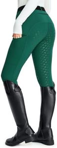 FitsT4 Sports Women Fleece Horse Riding Pants Full Seat Equestrian Breeches
