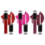 COLORESSENCE Lipstay Transfer Proof Lipstick | Party Combo | Highly Pigmented | Party Lipsticks | Transfer-Proof | Matte Lipsticks | 12+ Hours Stay | Red Chilly | Pink Lolly | Maroon Magic