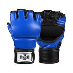 Diablo Mixed Martial Arts Training Grappling Gloves (Free Size) (ROYAL BLUE)