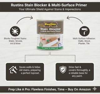 Rustins Stain Blocker & Multi-Surface Primer, 250ml