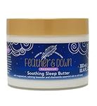 Feather & Down Magnesium Soothing Sleep Butter (300ml) - With Magnesium, Calming Lavender & Chamomile Essential Oils To Aid Sleep. Vegan Friendly & Cruelty Free.