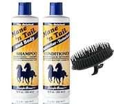 Generic Mane 'n Tail - Original Formula Shampoo And Conditioner Dual Set with - Detangle Massage Brush Free