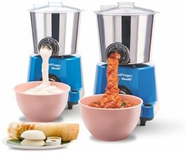 SmartFingers Masala + Table Top Masala Wet Grinder 230V 50hz, 2 Liter, Blue