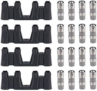 JDMON Compatible with New Hydraulic Roller Lifters Set of 16 and 4 Guide Trays Chevy LS1 LS2 LS3 LS6 LS7 LQ4 LQ9 LY5 LY6 LM7 4.8 5.3 5.7 6.0 GM Replace 12499225 HL124