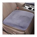 CGEAMDY 2 Pack Car Front Seat Cushions, Soft and Warm Car Seat Covers Cushion Pad, Auto Interior Seats Bottom Protector Mat, Faux Rabbit Fur Winter Car Seat Cushion Pad, Cars Accessories(Grey)