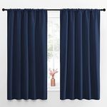 NICETOWN Navy Curtains Blackout Dra