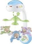 Fisher-Price Baby Crib Toy, 3-in-1 Projection Mobile, Butterfly Dreams Sound Machine with Light Projection for Newborn to Toddler