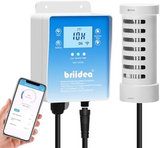 WiFi Salt Chlorine Generator, Briidea Chlorine Generator with USA Titanium Salt Cell, APP Monitoring & Real-Time Salt Alerts, for Swim Spas Up to 2,000 Gallons