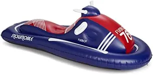 FUNBOY Winter Fun Inflatable Snowmobile, Single, Retro Single