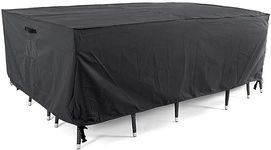 Tempera Patio Furniture Cover, Waterproof, Tear-Resistant, UV Resistant Outdoor Square Table, Sofa, Sectional Cover, Space Grey, 84x84 inches