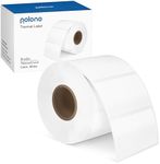 POLONO Genuine 3" x 2" Direct Thermal Label, Self-Adhesive Address Shipping Thermal Label, Barcodes, Address Postage Labels Compatible with POLONO PL60 and PL70E Label Printer (1000 Labels)