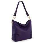Montana West Hobo Bags for Women Top Handle Satchel Shoulder Purse Bucket Handbag, Special-purple MWC-128BPP