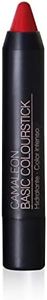Camaleon Cosmetics - Basic Colourstick Rojo - Pintalabios Mate - Larga Duración - Con Aloe Vera y Rosa Mosqueta - Hidratante - Color Rojo - Vegano - 1 Unidad - 4gr