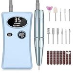 Electric Nail Drill, 35000RPM Professional Nail Drill Machine, Portable Nail Drills for Acrylic Nails, Electric Nail File Rechargeable Efile Nail Drill For Gel Nails Remove, Home Salon Use Nail Tools