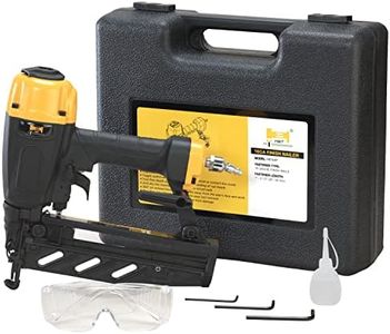 HBT HBT64P 16 Gauge Finish Nailer with Magnesium Housing, Straight Finish Nail Gun with Carrying Case, for 1-Inch up to 2-1/2-Inch Finish Nails