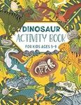 Dinosaur Activity Book For Kids Ages 5-9: Over 40 Fun & Engaging Dinosaur Activities Including Mazes, Word Searches, Colouring, Connect The Dots and Much More. (UK Edition)