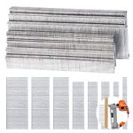 Hilitchi 5000PCS 18 Gauge 1 Inch (25mm) Brad Nails Assortment Kit, Galvanized Straight Finishing Nail for Repairing Molding Cabinetry Building Assembly