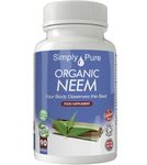 Simply Pure Organic Neem Capsules x 90, 500mg, 100% Pure, Soil Association Certified, Gluten Free, GM Free, Vegan