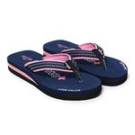 Doctor Walk Flip Flop for Women | Soft Comfortable | Breathable | Fashionable | Stylish | Trendy | Super soft | Lightweight | Anti-Slip Sole | Indoor & Outdoor | (DW-018) (Blue-07)