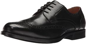 Florsheim Men's Medfield Wing tip Oxford Dress Shoe, Black, 10.5 Wide